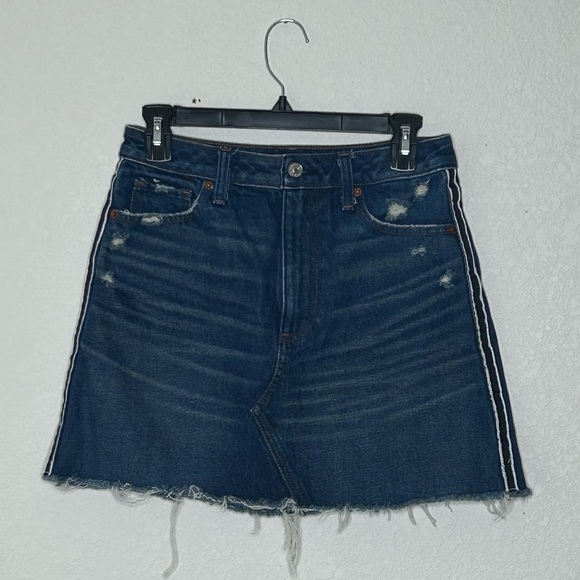 Abercrombie & Fitch Zoe Natural Rise Vintage A-Line Skirt Size‎ 27/4 - Picture 2 of 10